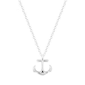 Anchor Dainty Silver Necklace